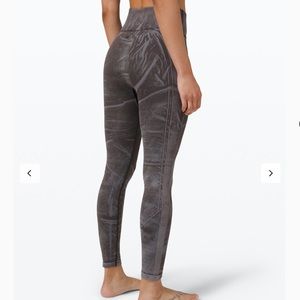 Lululemon Ebb to Street Tight Wash leggings